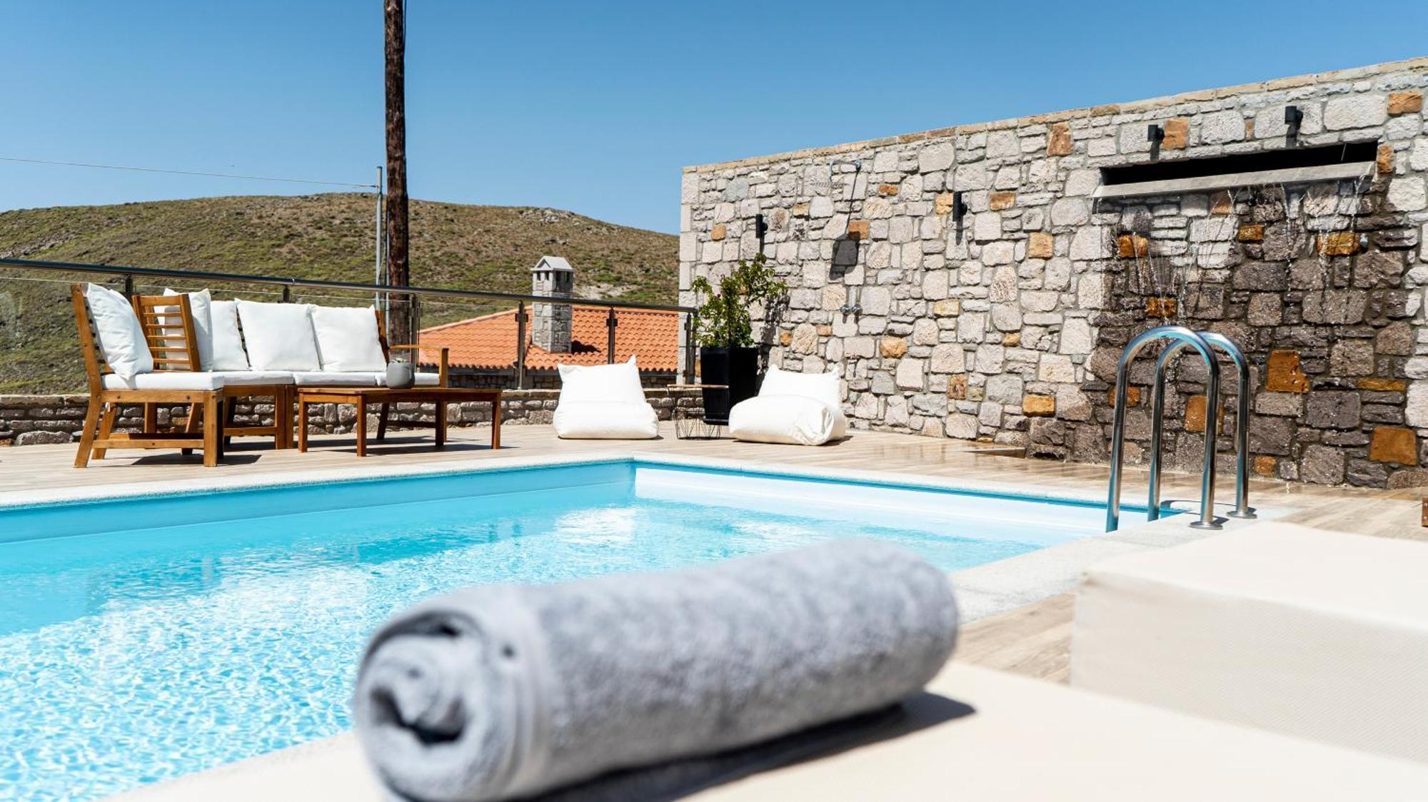 Lithoessa Luxury Apartments Agios Ioannis Kaspaka Extérieur photo