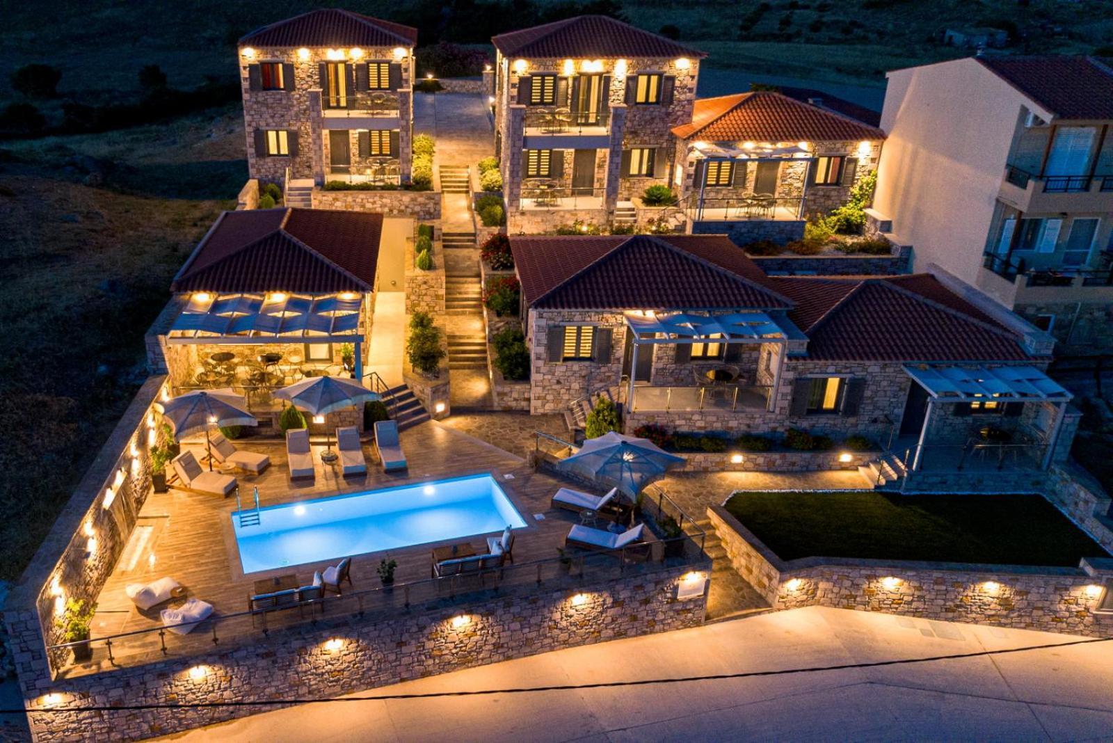 Lithoessa Luxury Apartments Agios Ioannis Kaspaka Extérieur photo