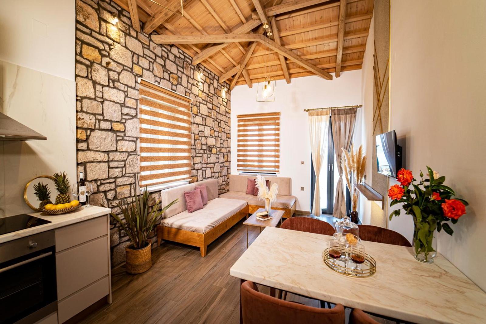 Lithoessa Luxury Apartments Agios Ioannis Kaspaka Extérieur photo
